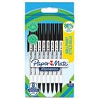 Set van 8 balpennen Kilometrico met dop - Paper Mate®